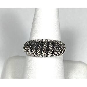 925 NF Thailand Sterling Silver Ring 4.76g Size 9